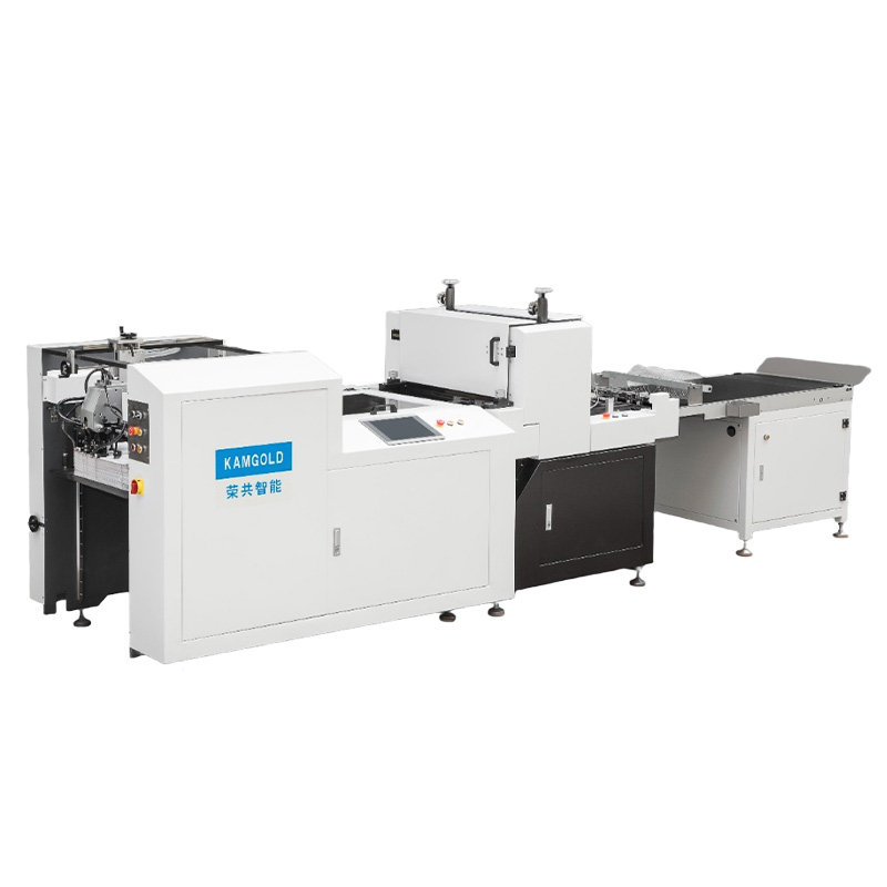 FG-620 Máquina de corte rotativa automática com descarga de resíduos